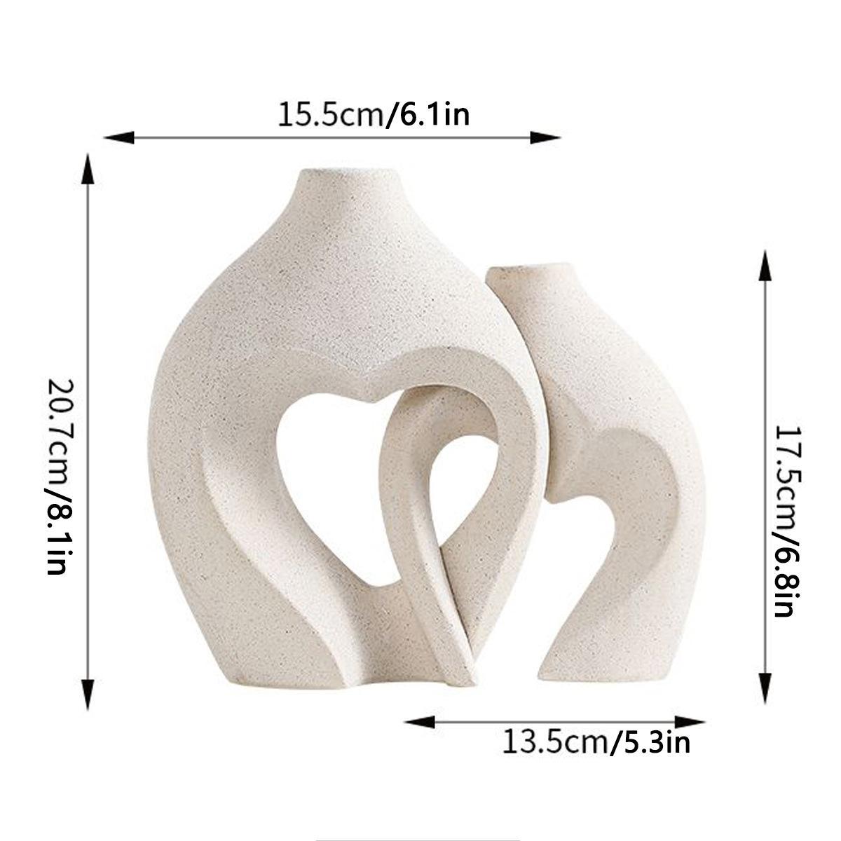 Set de Jarrones Geométricos: Elegancia Moderna para tu Hogar