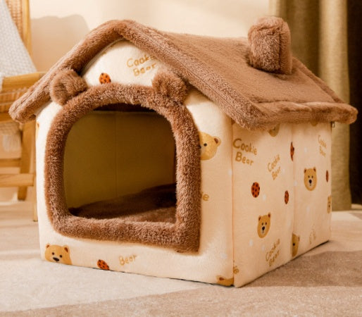 Cama Refugio para Mascotas, Descanso Cálido y Seguro 🐾