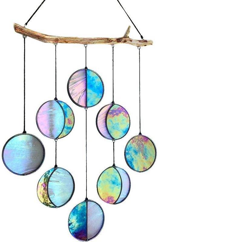 Decoración Lunar Arcoíris para Pared: Encanto Único