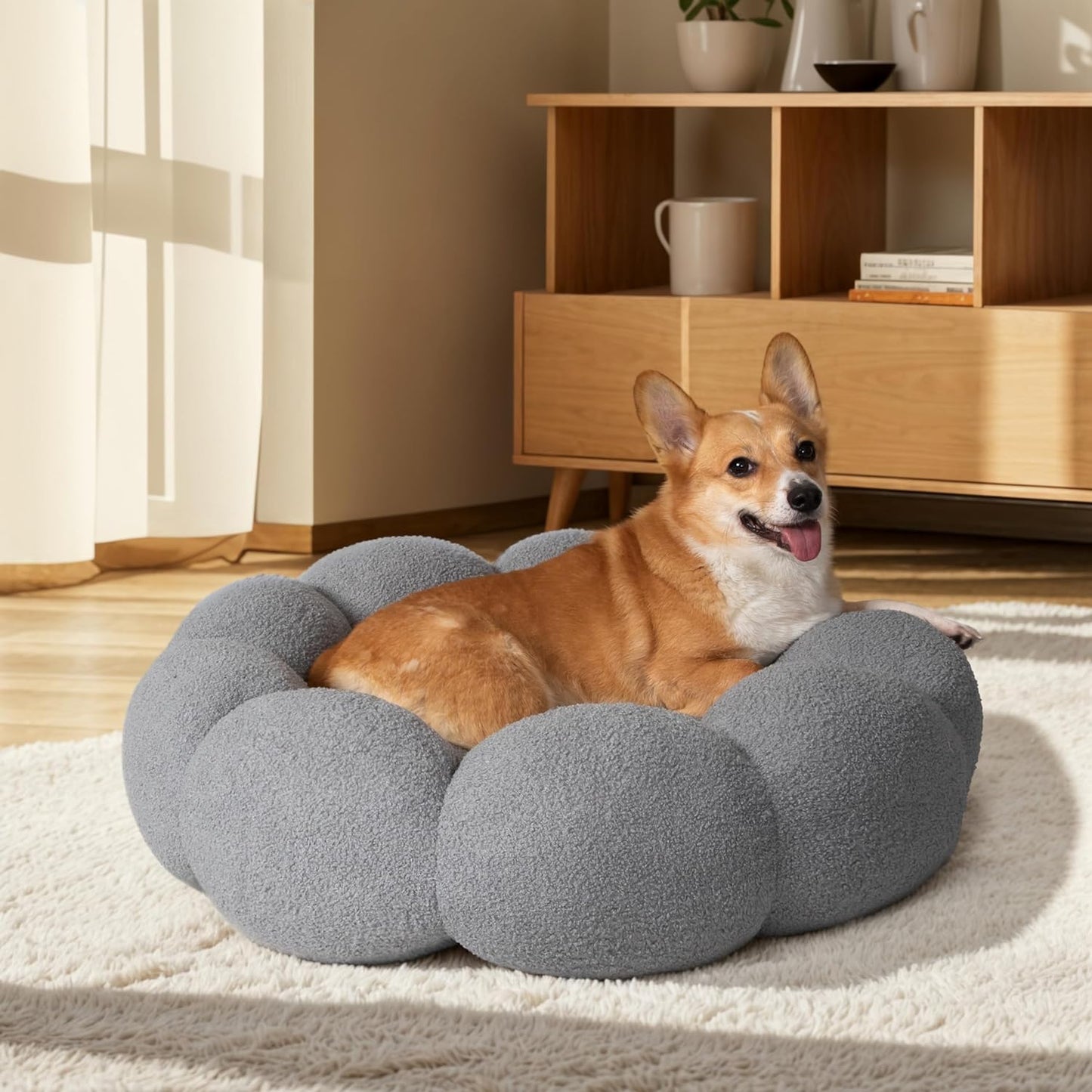Cama Suave Antiestrés para Gatos y Perros Pequeños