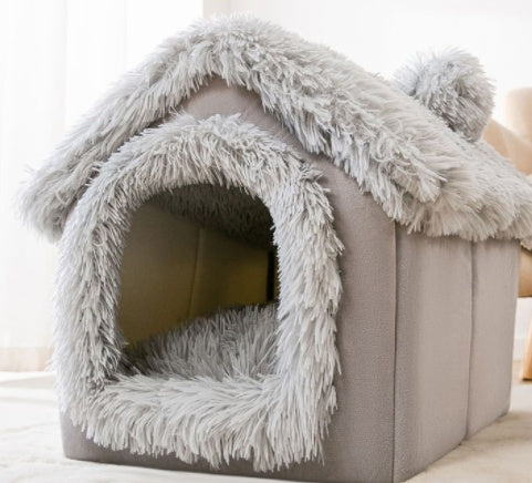 Cama Refugio para Mascotas, Descanso Cálido y Seguro 🐾