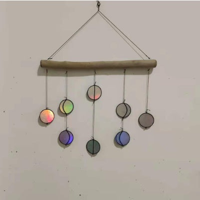 Decoración Lunar Arcoíris para Pared: Encanto Único