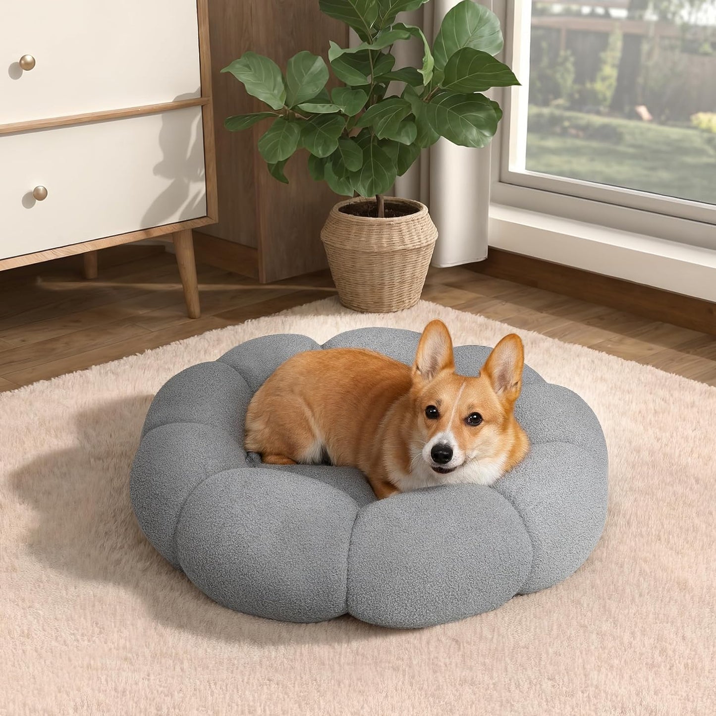 Cama Suave Antiestrés para Gatos y Perros Pequeños