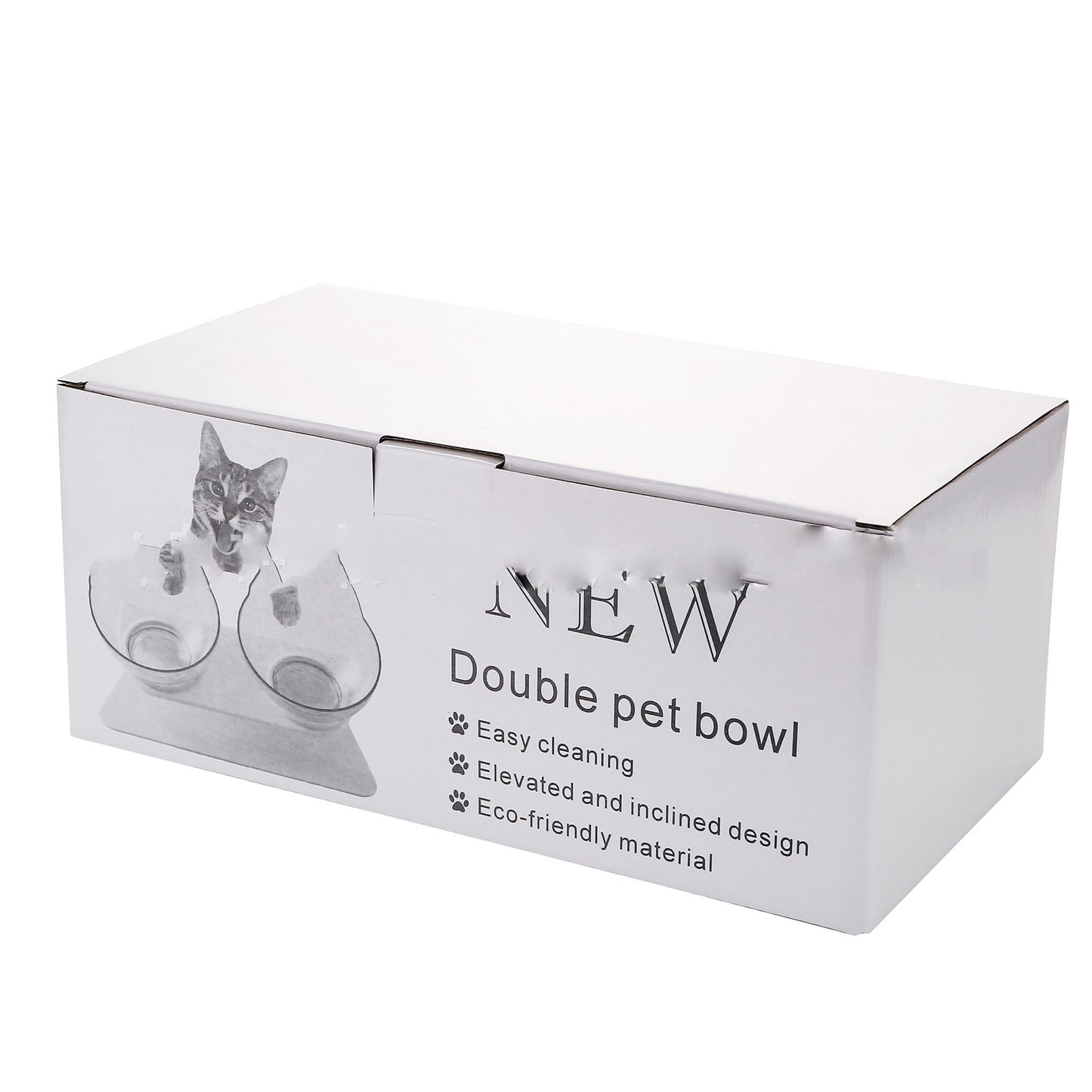 Plato Doble Elevado para Gatos: Cómodo y Saludable