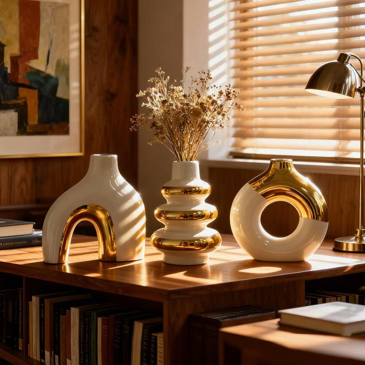 Set de 3 Jarrones Nórdicos: Elegancia Moderna y Lujo