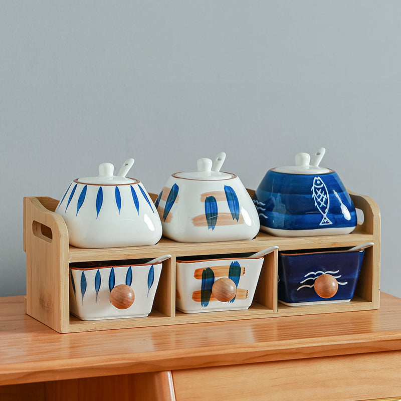 Caja de Condimentos Estilo Japonés: Practicidad y Elegancia Diaria