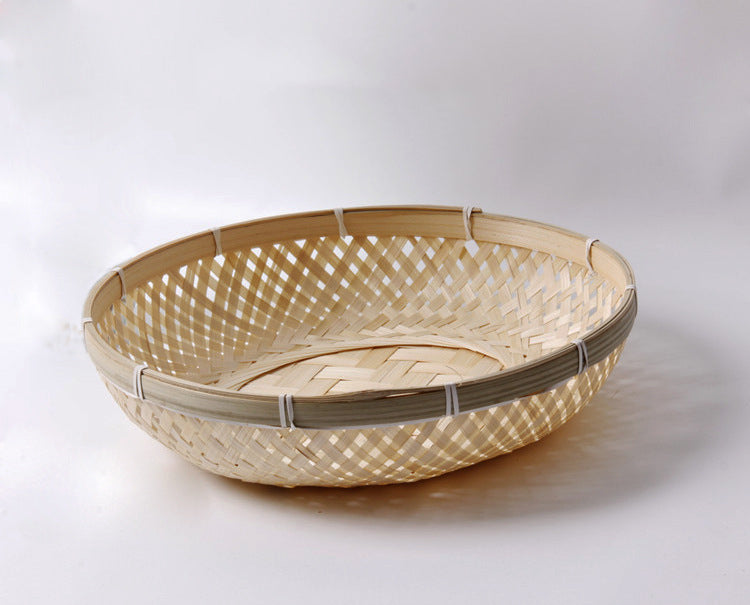 Plato de Bambú Artesanal: Toque Natural en tu Mesa