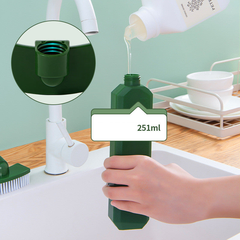Cepillo Multifuncional con Dispensador: Limpieza Fácil y Rápida