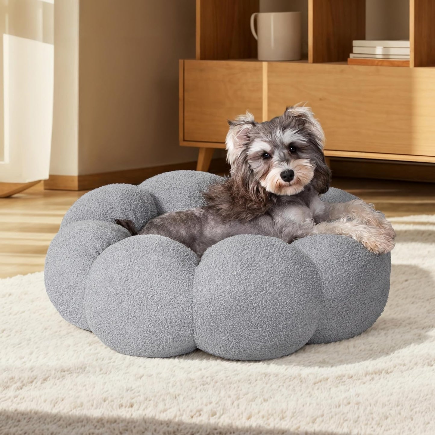 Cama Suave Antiestrés para Gatos y Perros Pequeños