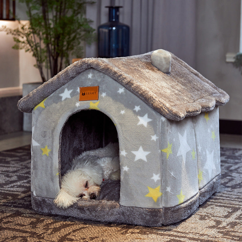 Cama Refugio para Mascotas, Descanso Cálido y Seguro 🐾