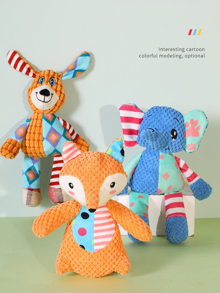 Juguete de Peluche Sonoro para Perros, Súper Resistente y Divertido