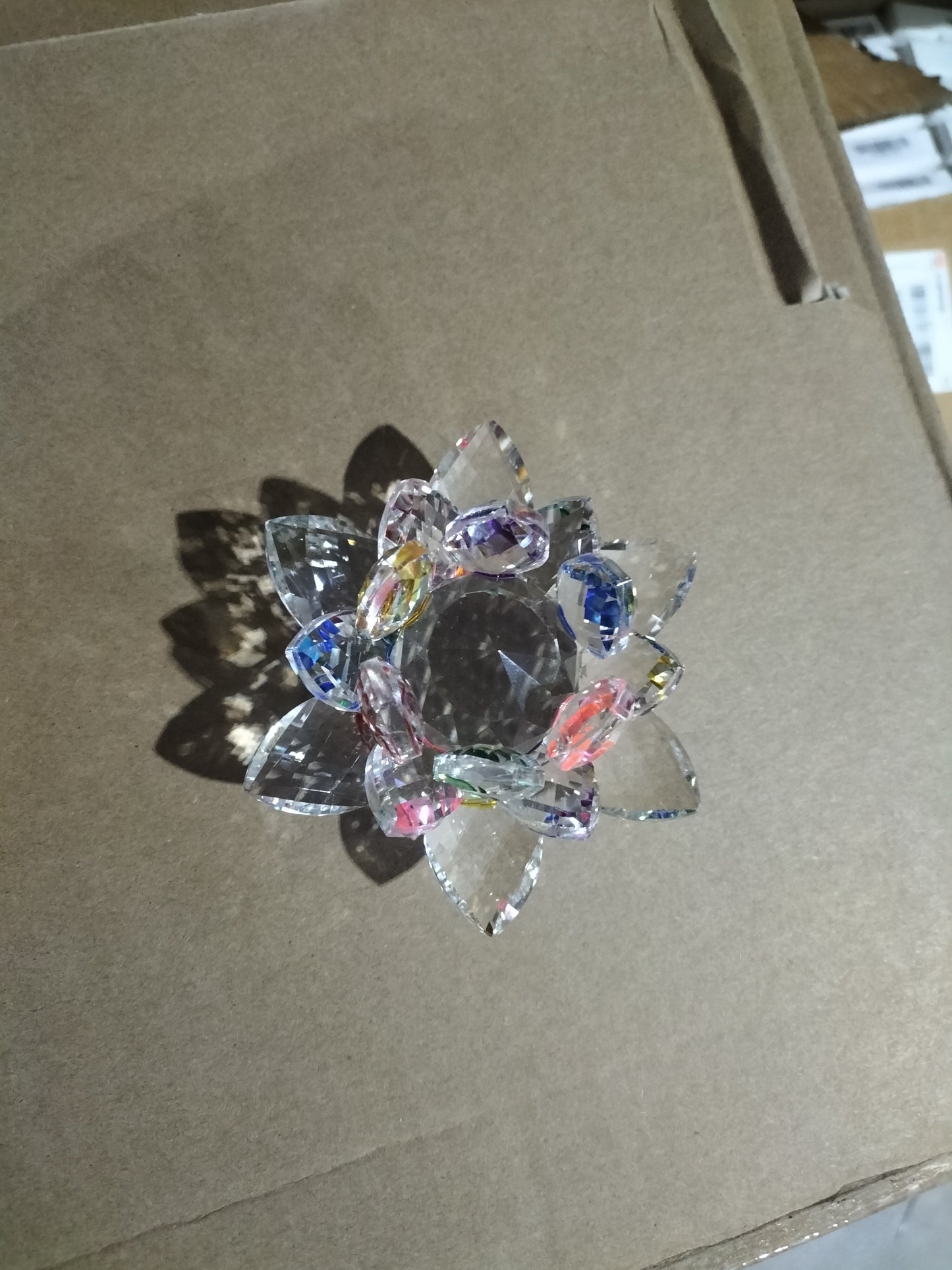 Loto de Cristal Feng Shui para Decorar con Elegancia