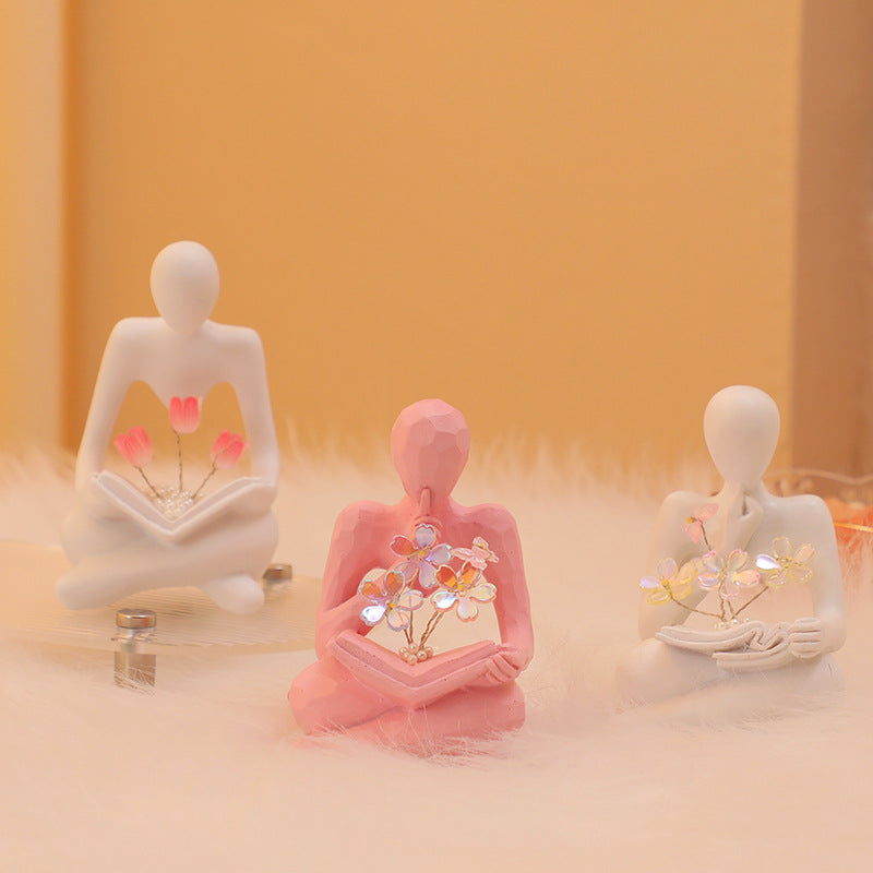 Lámpara de Mesa Decorativa “El Silencio es Dorado”