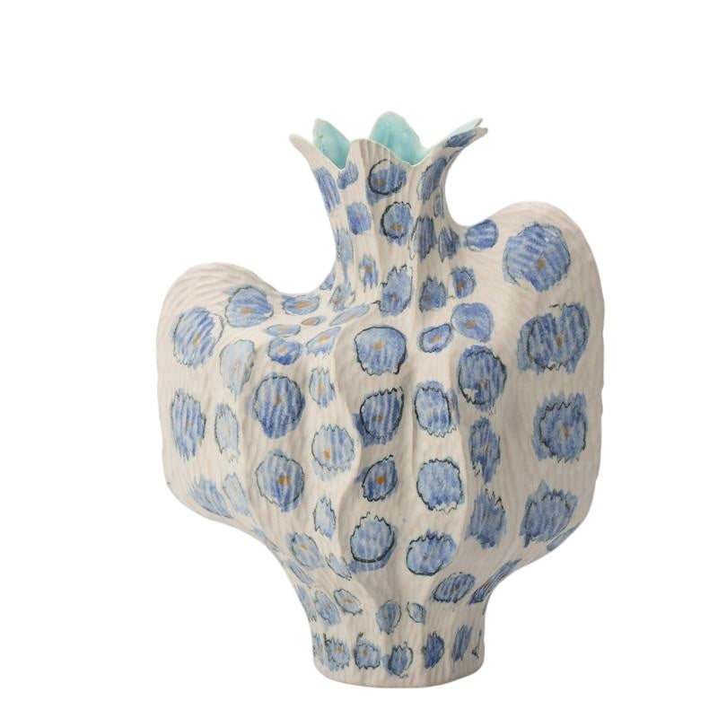 Jarrón Decorativo Retro de Cerámica: Estilo Atemporal