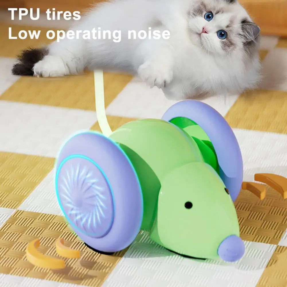 Ratón Eléctrico Interactivo para Gatos: Diversión Asegurada