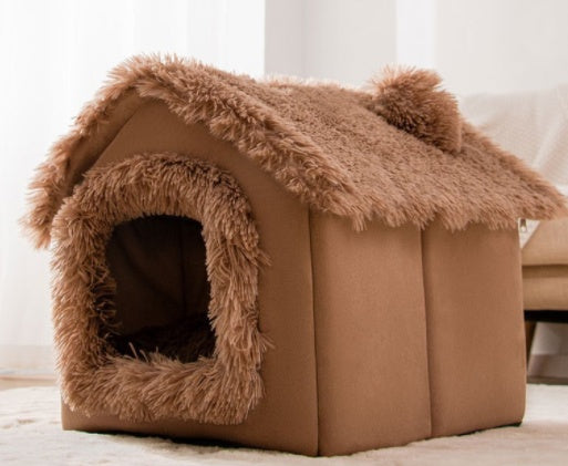 Cama Refugio para Mascotas, Descanso Cálido y Seguro 🐾