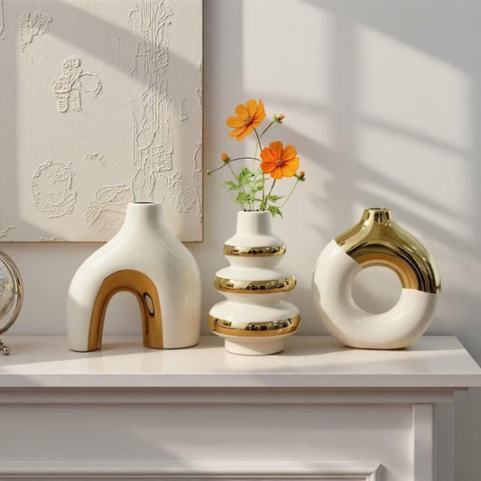 Set de 3 Jarrones Nórdicos: Elegancia Moderna y Lujo