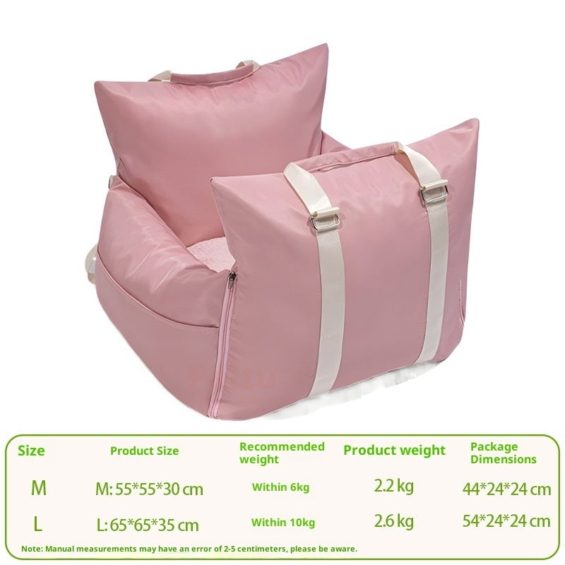 Cama de Auto Impermeable para Mascotas, Viajes Sin Estrés