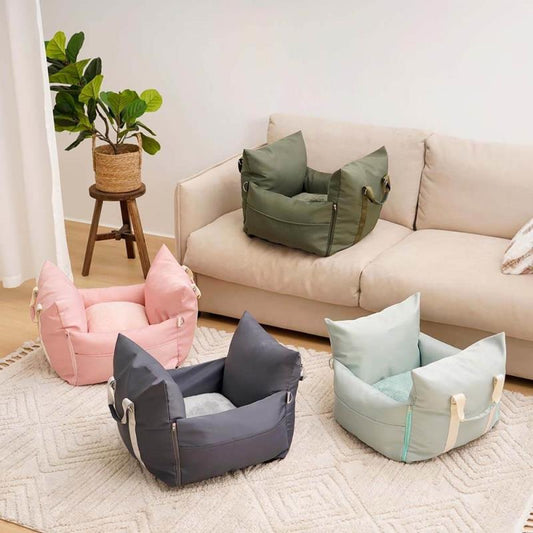 Cama de Auto Impermeable para Mascotas, Viajes Sin Estrés