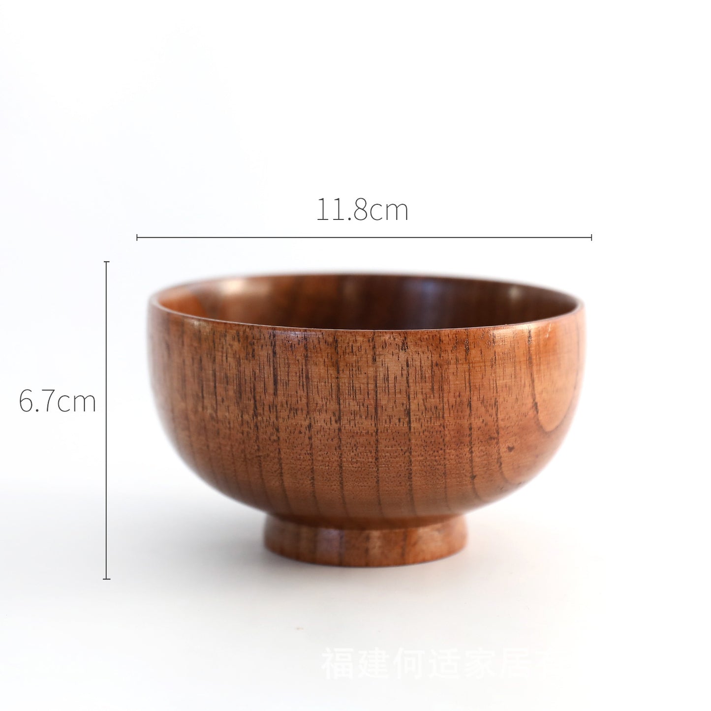 Bowl de Madera Estilo Japonés para Comidas Confortables