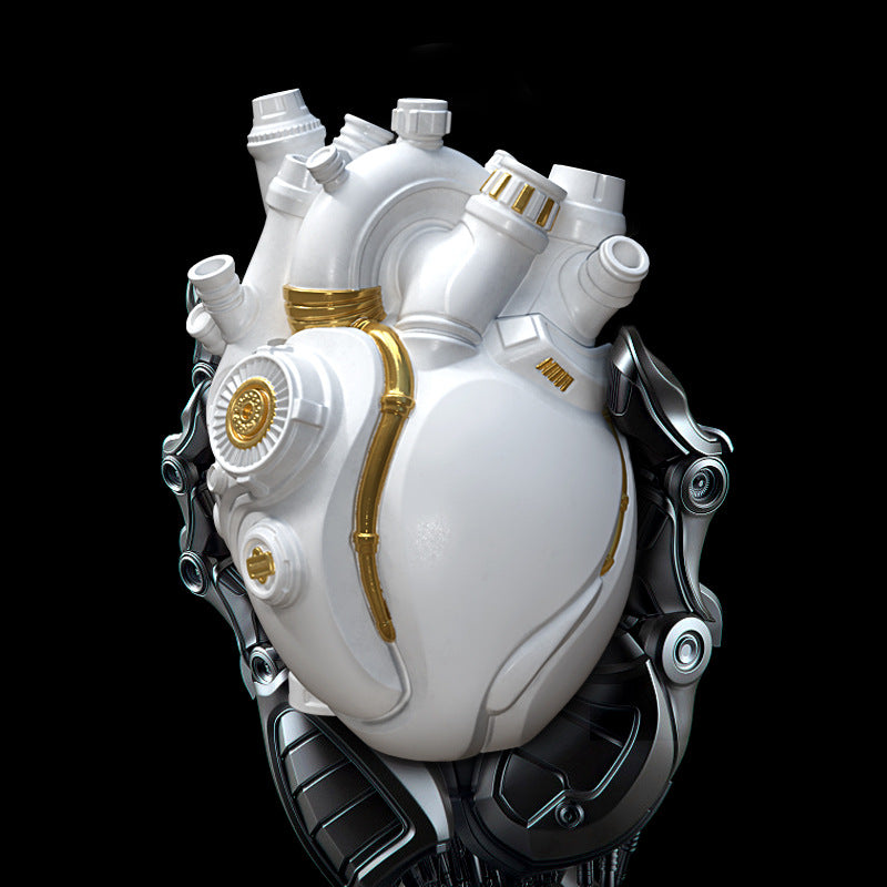 Florero Corazón Futurista: Arte Tecnológico para tu Hogar