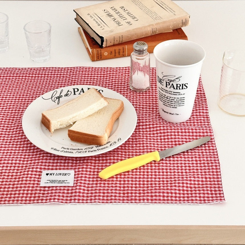 Mantel Individual de Algodón: Fondo Encantador para Fotos y Mesa