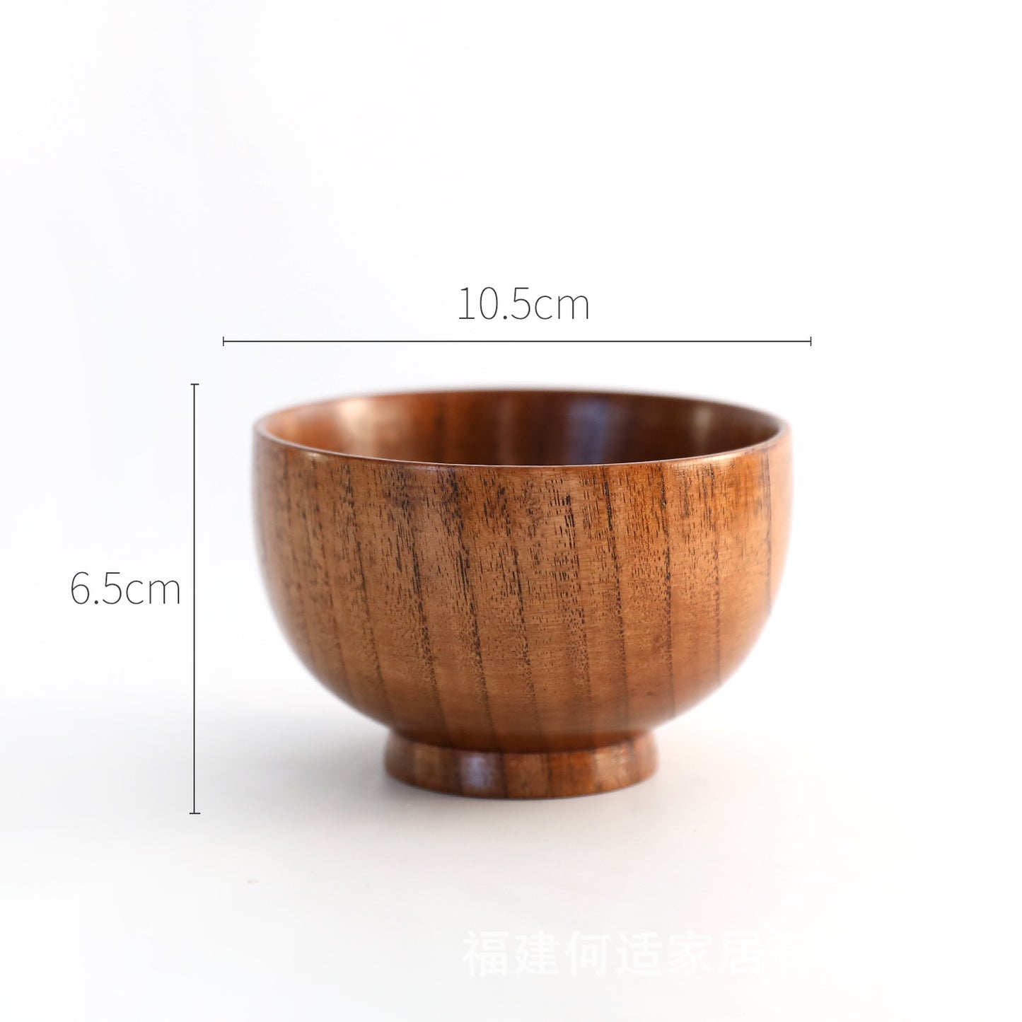 Bowl de Madera Estilo Japonés para Comidas Confortables
