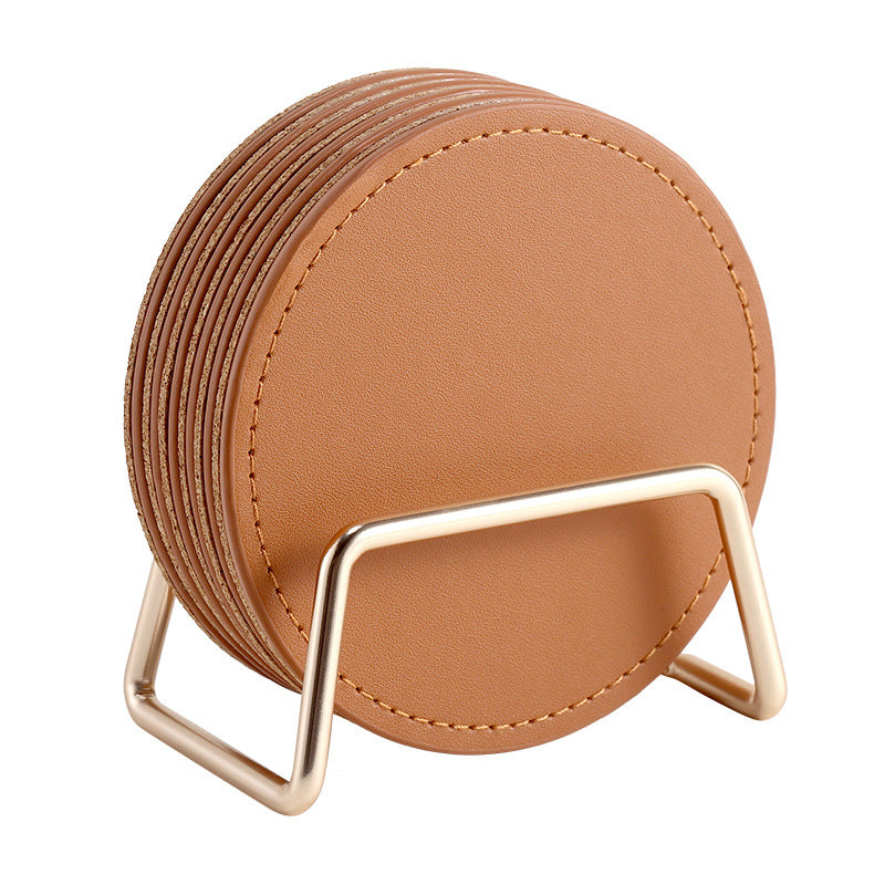 Posavasos y Base de Cuero: Comodidad y Elegancia Hogareña