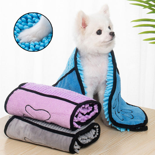Secado Rápido para Mascotas: Toalla Suave y Absorbente