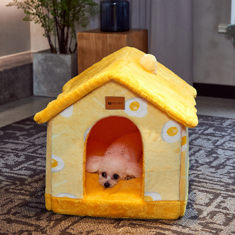 Cama Refugio para Mascotas, Descanso Cálido y Seguro 🐾