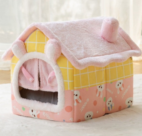 Cama Refugio para Mascotas, Descanso Cálido y Seguro 🐾