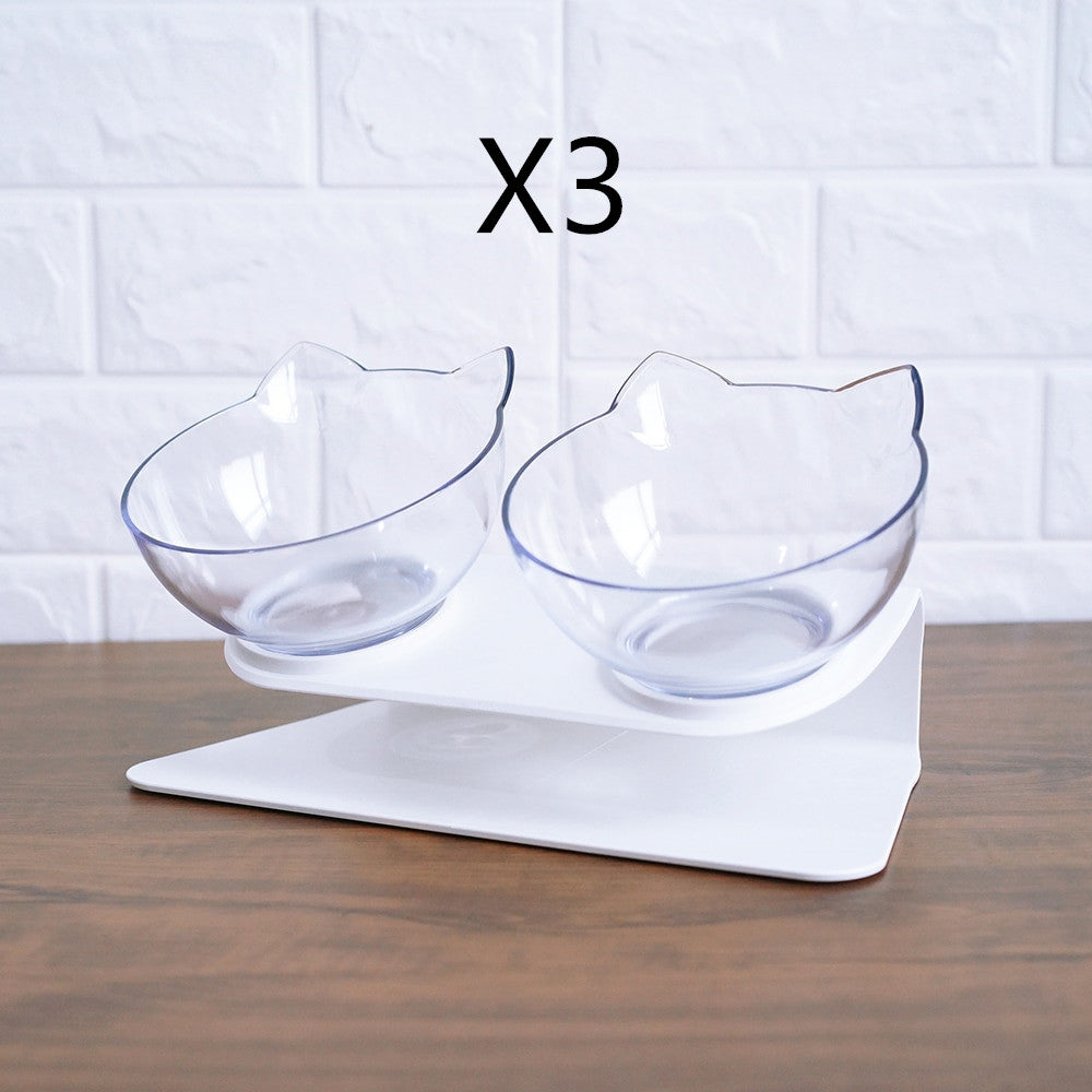 Plato Doble Elevado para Gatos: Cómodo y Saludable