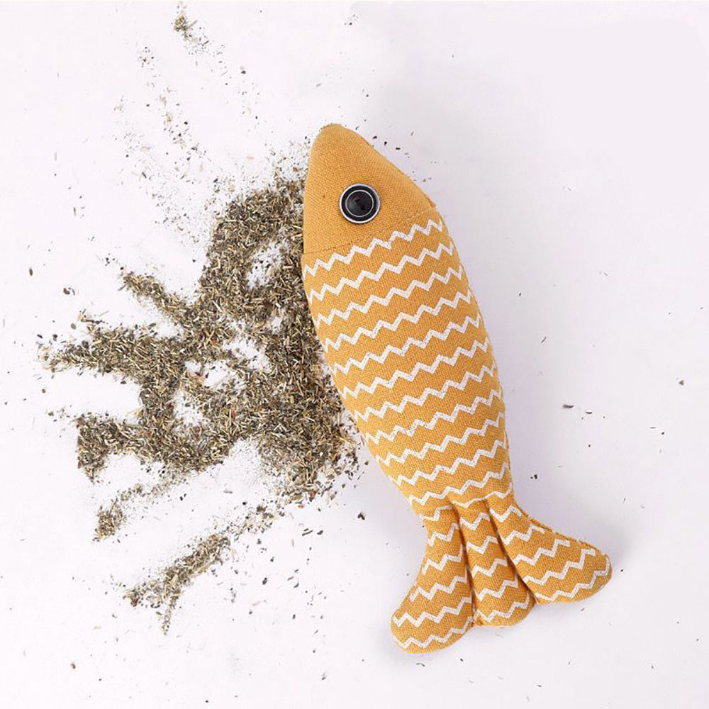 Pez Interactivo de Catnip para Diversión Felina