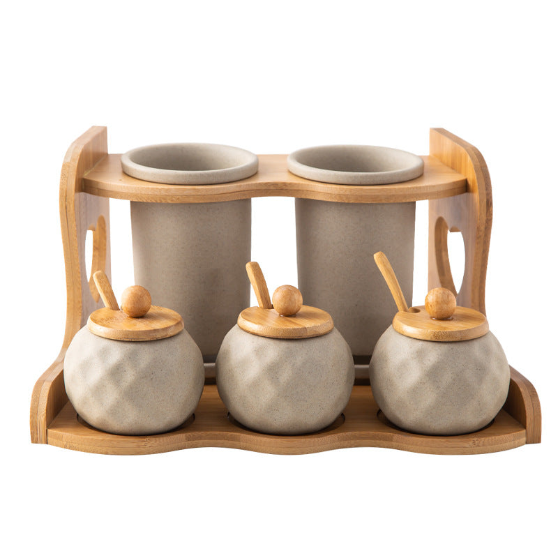 Organizador de Cocina: Doble Nivel para Cubiertos y Condimentos